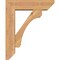 Ekena Millwork Legacy Slat Smooth Bracket w/ Offset Brace, Western Red Cedar, 5 1/2"W x 18"D x 22"H BKT0604X18X22LEC06SWR - alternate 4